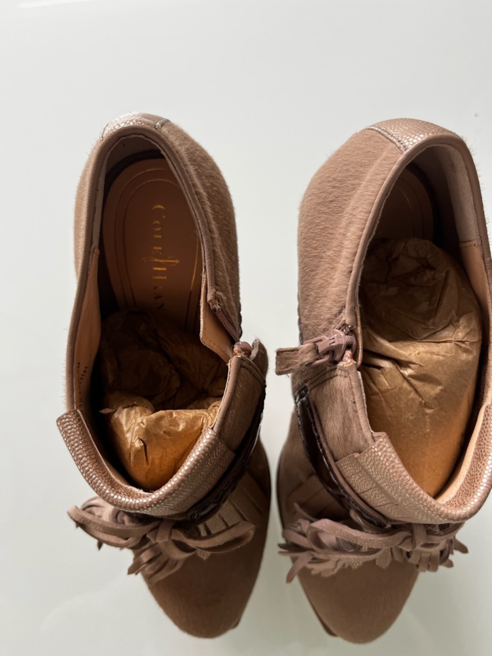 NIB Cole Haan Kiltie Booties - Picture 3 of 6